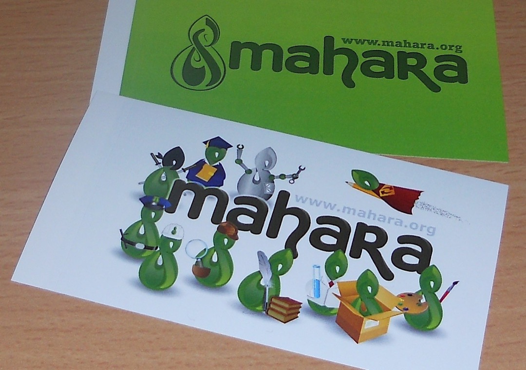 First Mahara stickers | 4nitsirk CC-BY-SA-2.0  Flickr